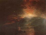 Joseph Mallord William Turner Volcano erupt oil painting artist
